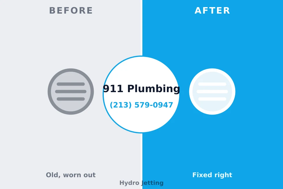 Before and after: plumbing repair Calabash, NC